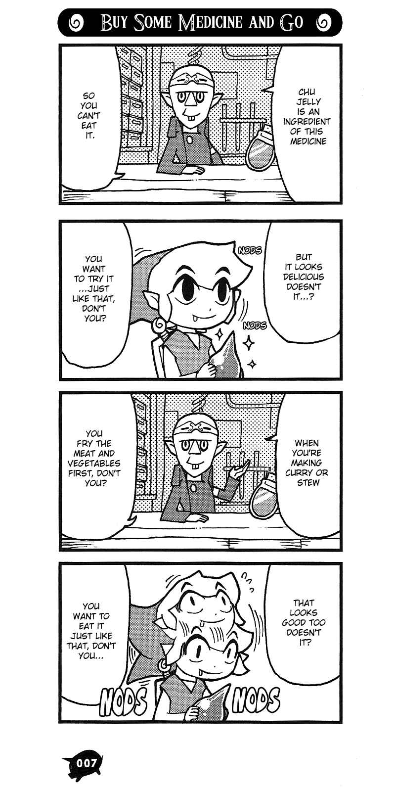 Page 7 Chapter 3 The Legend of Zelda Wind Waker - A 4Koma Record of Links Voyage