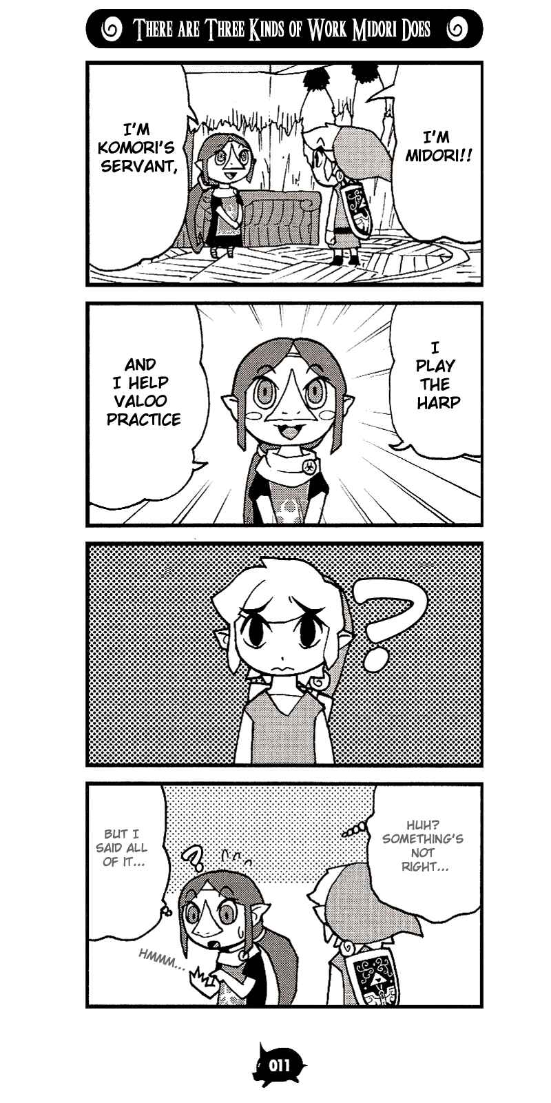 Page 11 Chapter 4 The Legend of Zelda Wind Waker - A 4Koma Record of Links Voyage
