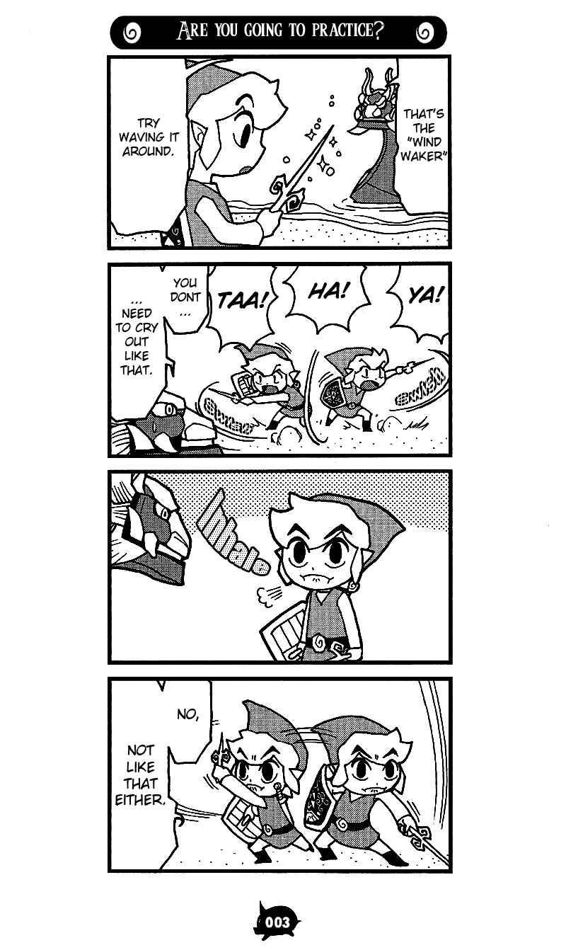 Page 3 Chapter 4 The Legend of Zelda Wind Waker - A 4Koma Record of Links Voyage