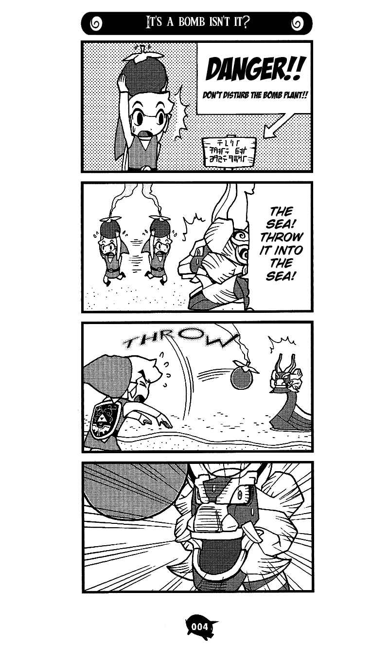 Page 4 Chapter 4 The Legend of Zelda Wind Waker - A 4Koma Record of Links Voyage