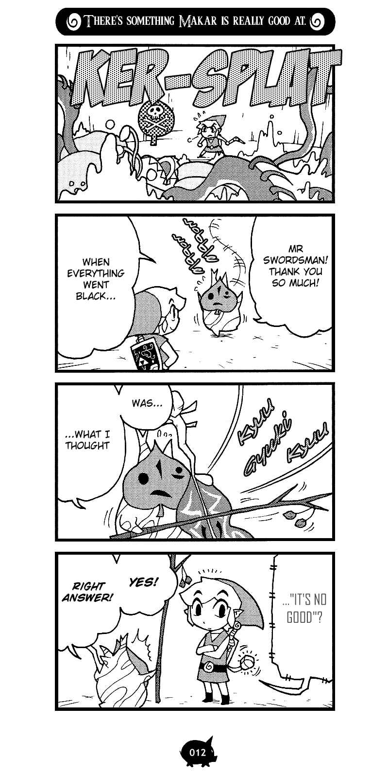 Page 12 Chapter 5 The Legend of Zelda Wind Waker - A 4Koma Record of Links Voyage