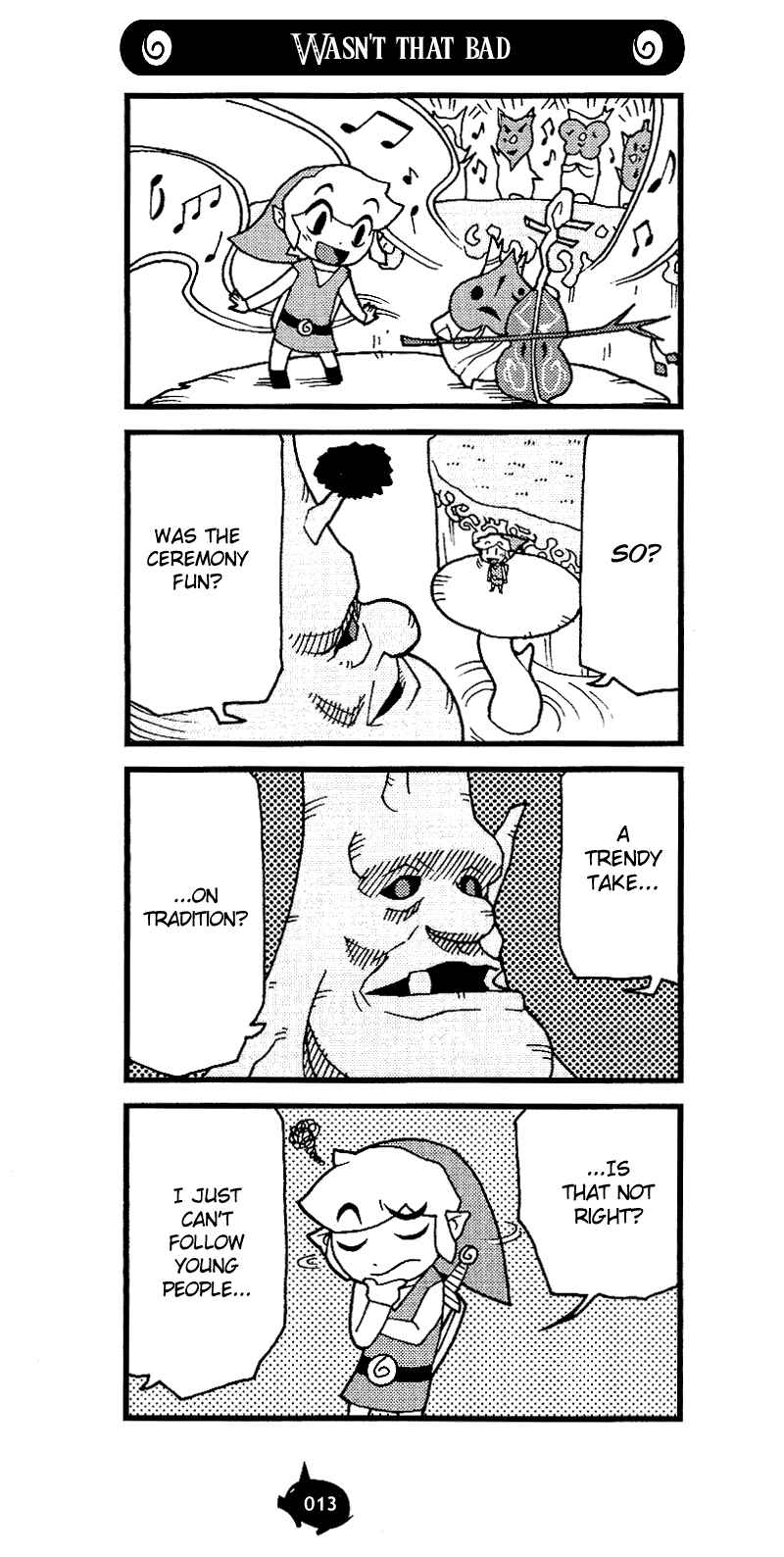 Page 13 Chapter 5 The Legend of Zelda Wind Waker - A 4Koma Record of Links Voyage