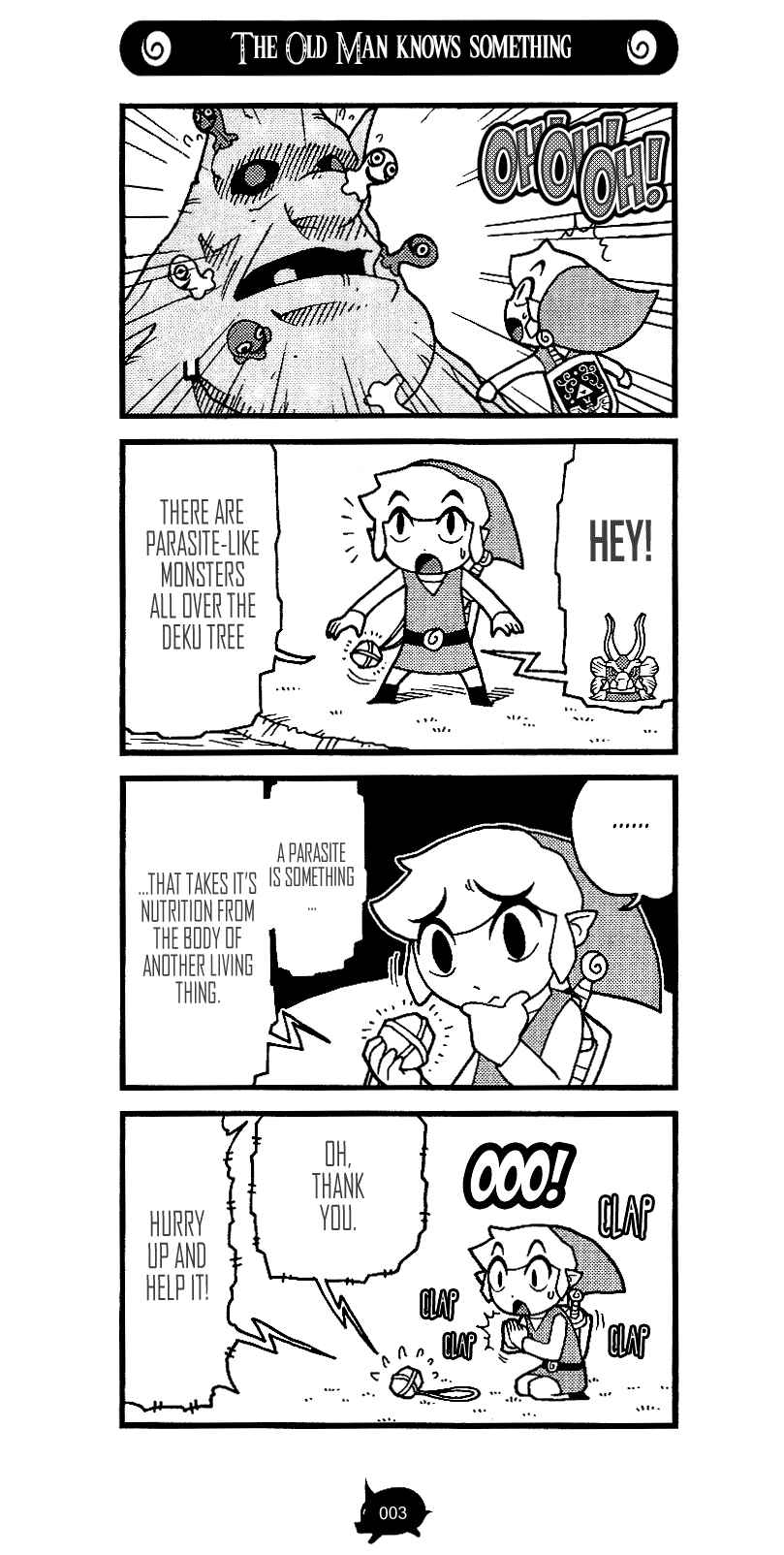 Page 3 Chapter 5 The Legend of Zelda Wind Waker - A 4Koma Record of Links Voyage