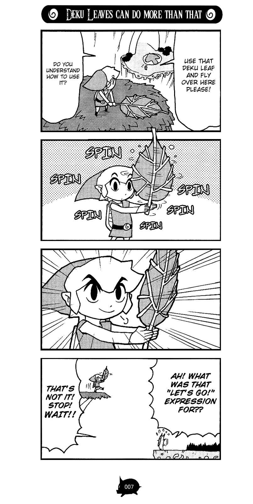 Page 7 Chapter 5 The Legend of Zelda Wind Waker - A 4Koma Record of Links Voyage