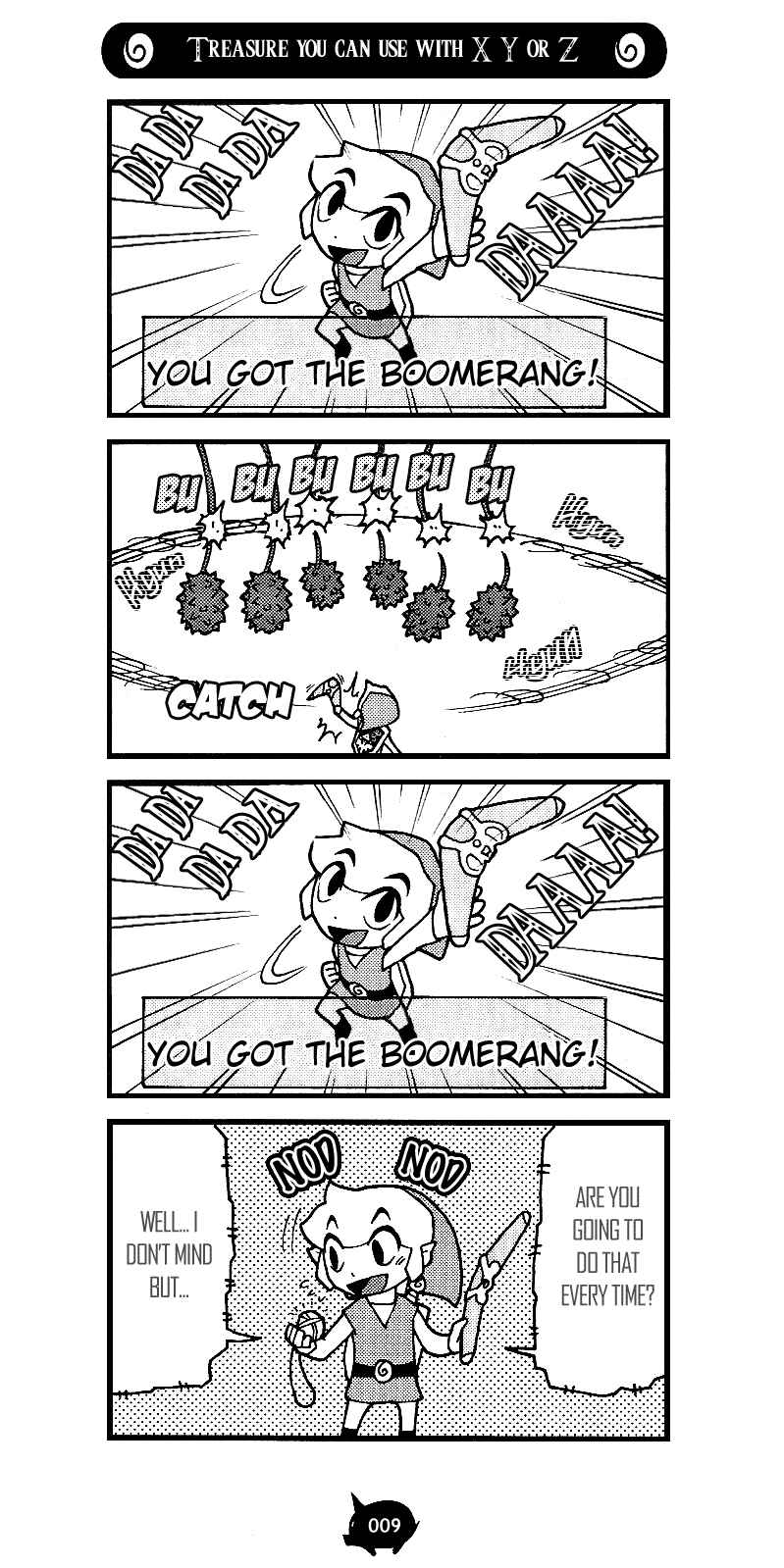 Page 9 Chapter 5 The Legend of Zelda Wind Waker - A 4Koma Record of Links Voyage