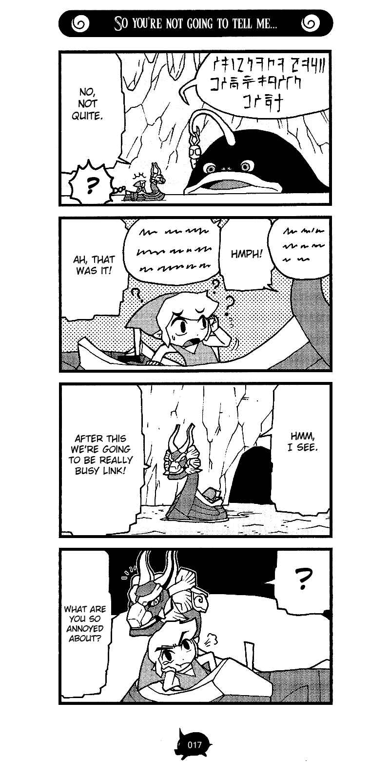 Page 17 Chapter 6 The Legend of Zelda Wind Waker - A 4Koma Record of Links Voyage