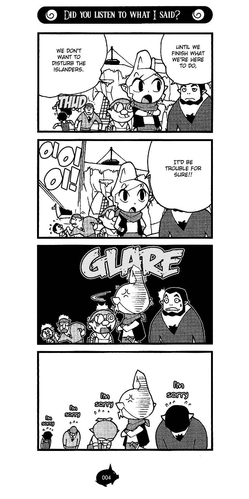 Page 4 Chapter 6 The Legend of Zelda Wind Waker - A 4Koma Record of Links Voyage