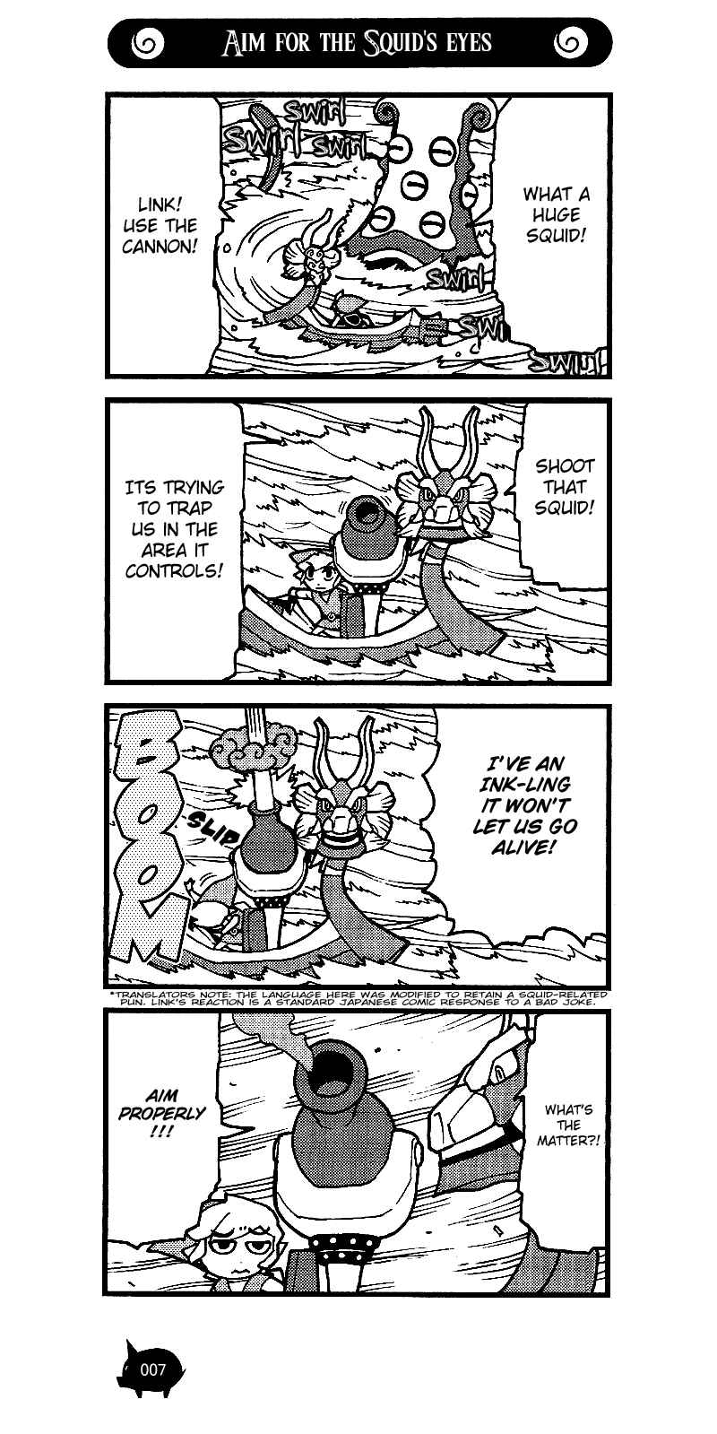 Page 7 Chapter 6 The Legend of Zelda Wind Waker - A 4Koma Record of Links Voyage