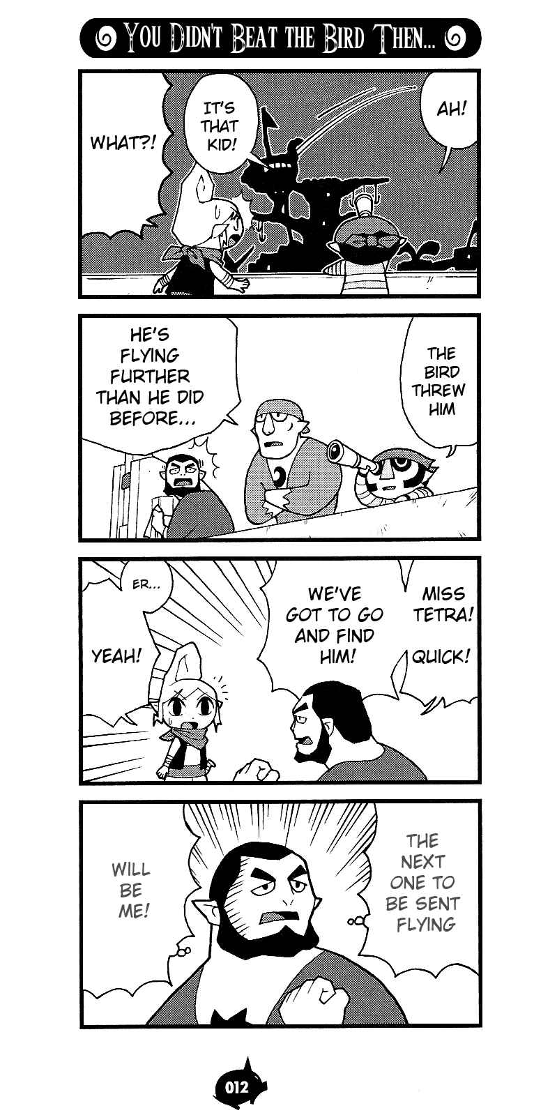 Page 12 Chapter 2 The Legend of Zelda Wind Waker - A 4Koma Record of Links Voyage