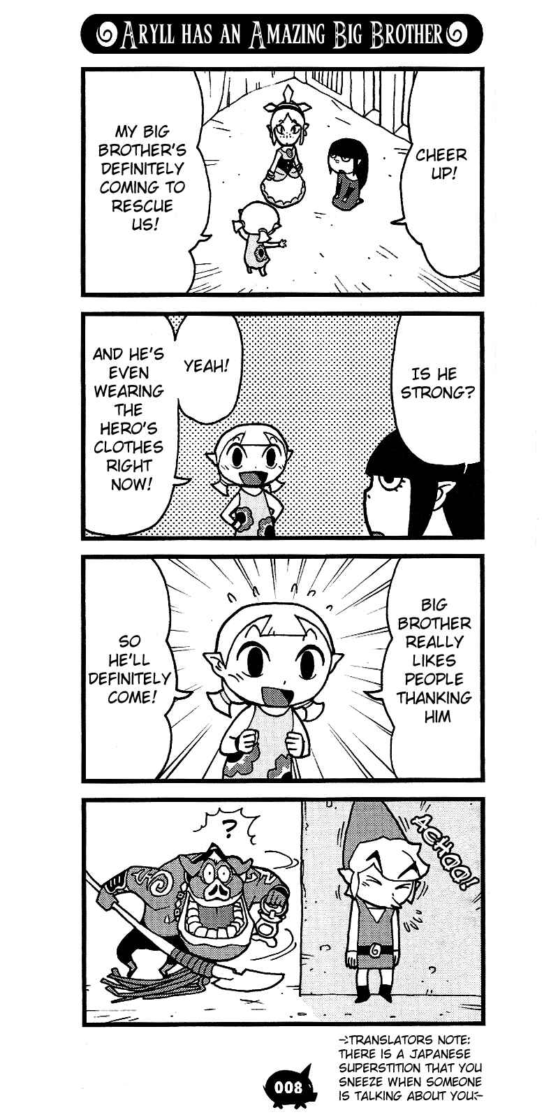 Page 8 Chapter 2 The Legend of Zelda Wind Waker - A 4Koma Record of Links Voyage