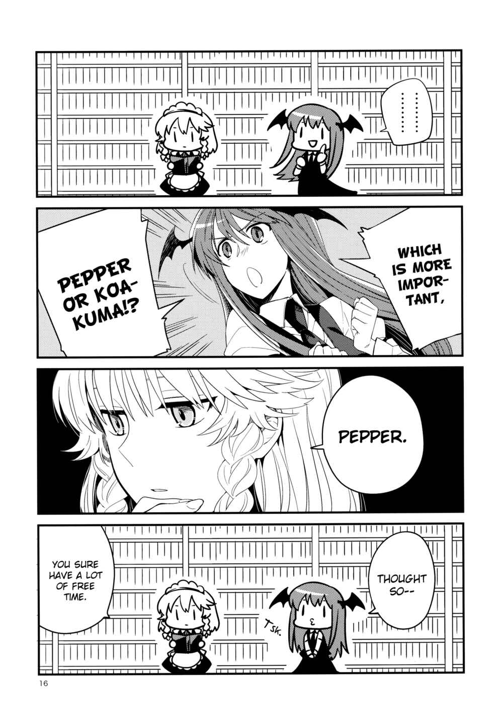 Page 16 Chapter Unknown_8a9a Touhou - Another Peaceful Day at the Scarlet Devil Mansion (Doujinshi)