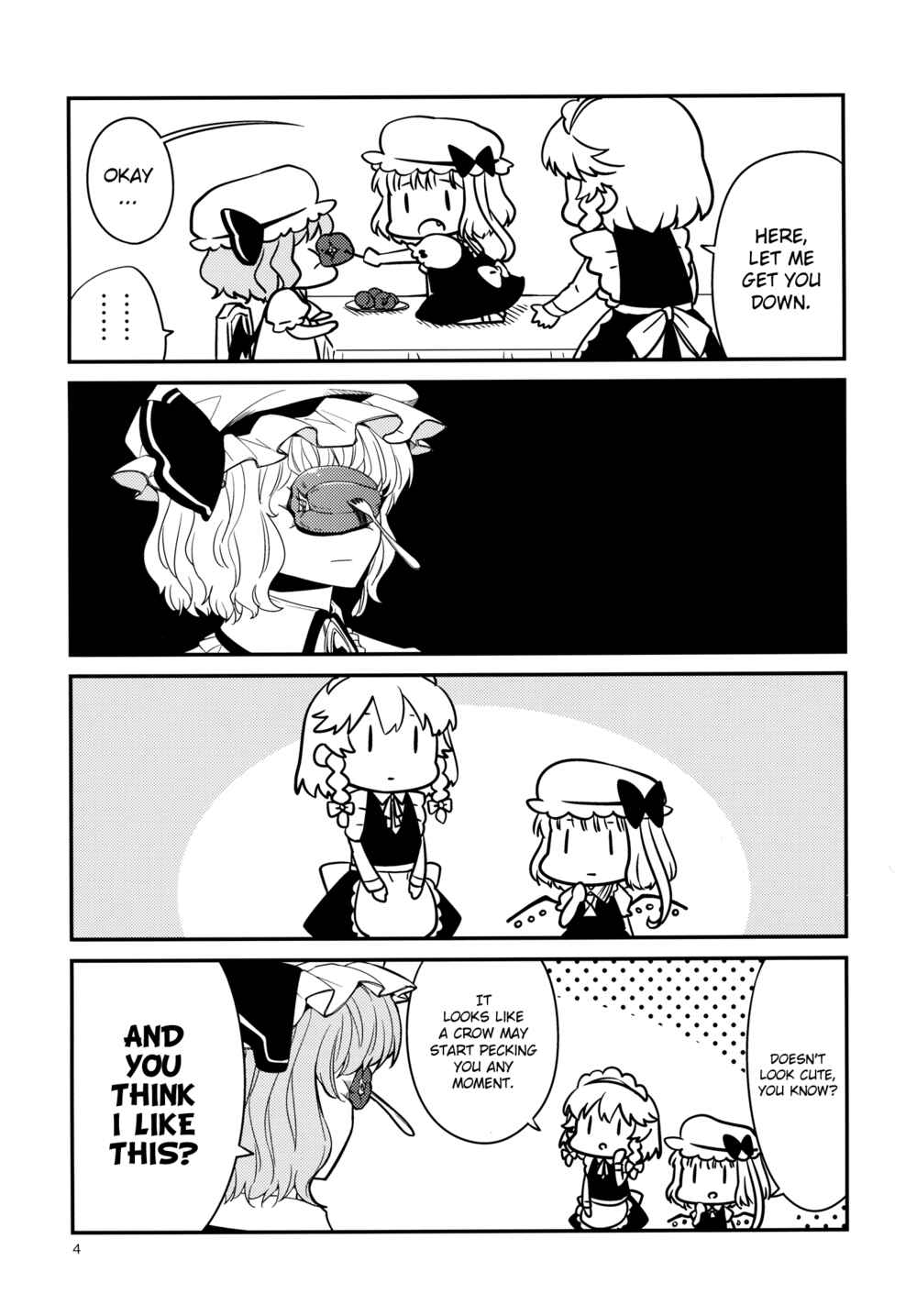 Page 4 Chapter Unknown_8a9a Touhou - Another Peaceful Day at the Scarlet Devil Mansion (Doujinshi)