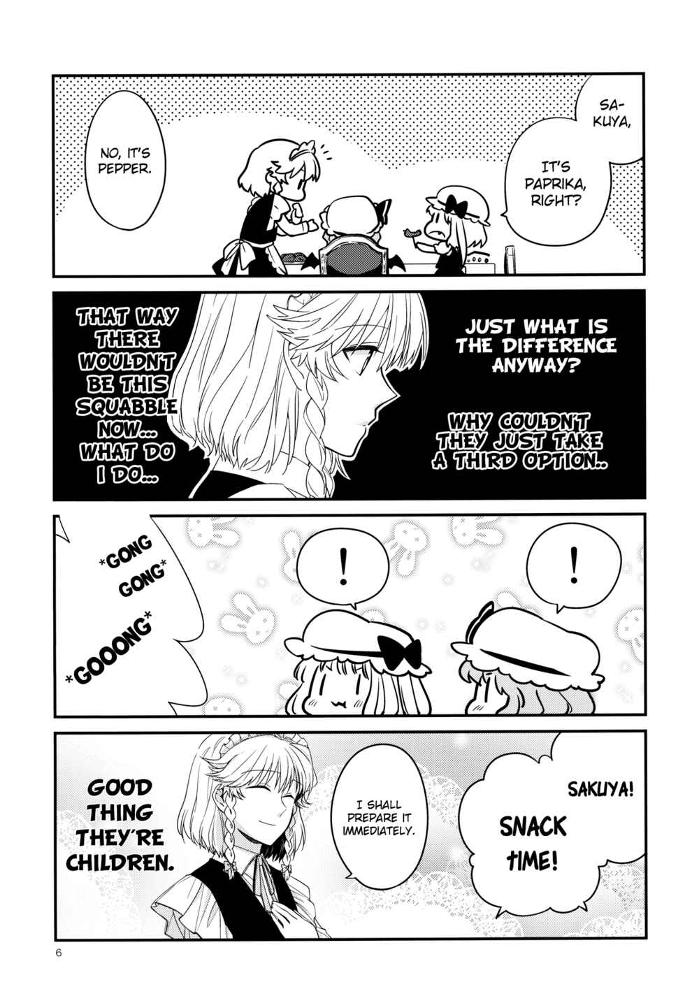 Page 6 Chapter Unknown_8a9a Touhou - Another Peaceful Day at the Scarlet Devil Mansion (Doujinshi)