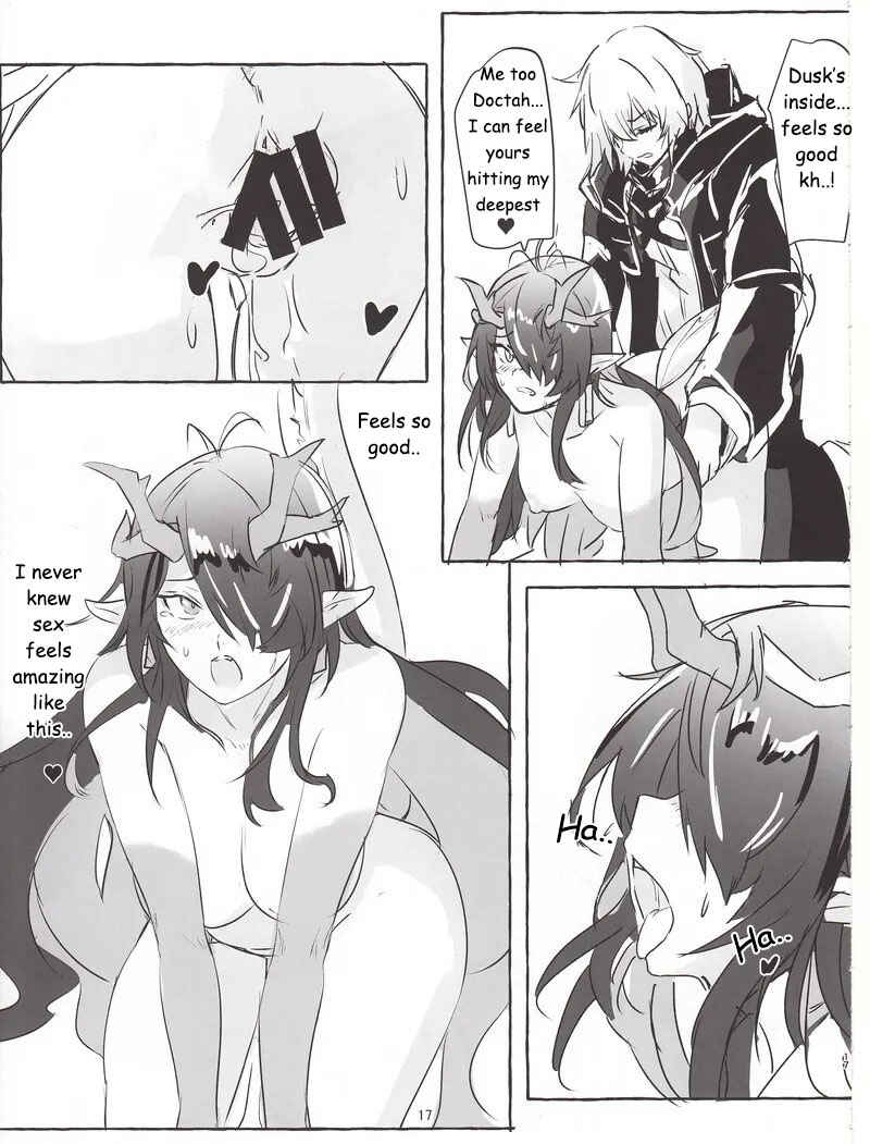 Page 15 Chapter Unknown_e4ca Arknights - Kyoshou no Dusk wa Are ga Mitai! (Doujinshi)