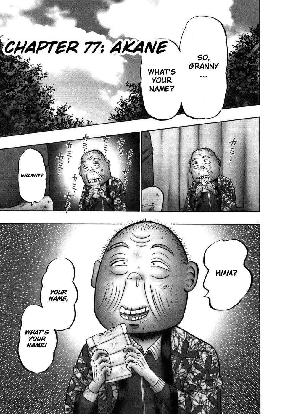 Page 1 Chapter 77 The Legend of the Strongest Man Kurosawa