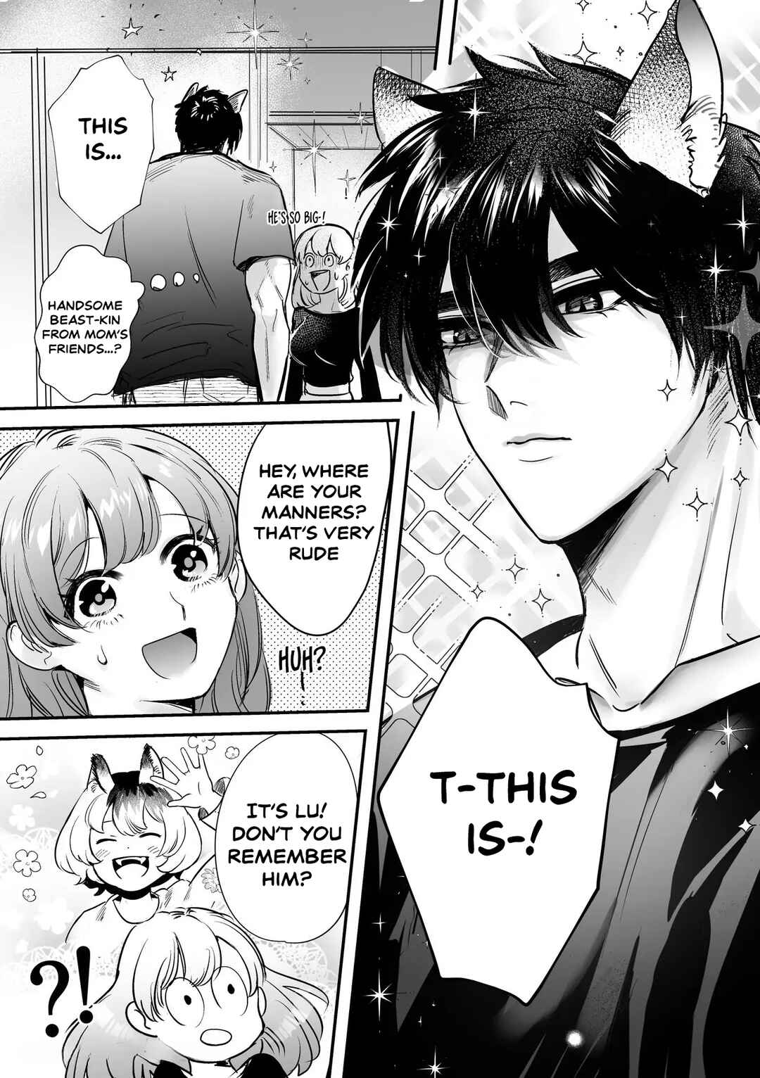 Page 10 Chapter Unknown_6552 Ookami-kun no Shuuchaku Ai Kara Nigerarenai! ~Osananajimi no Juujin to Hatsujou Koubi~