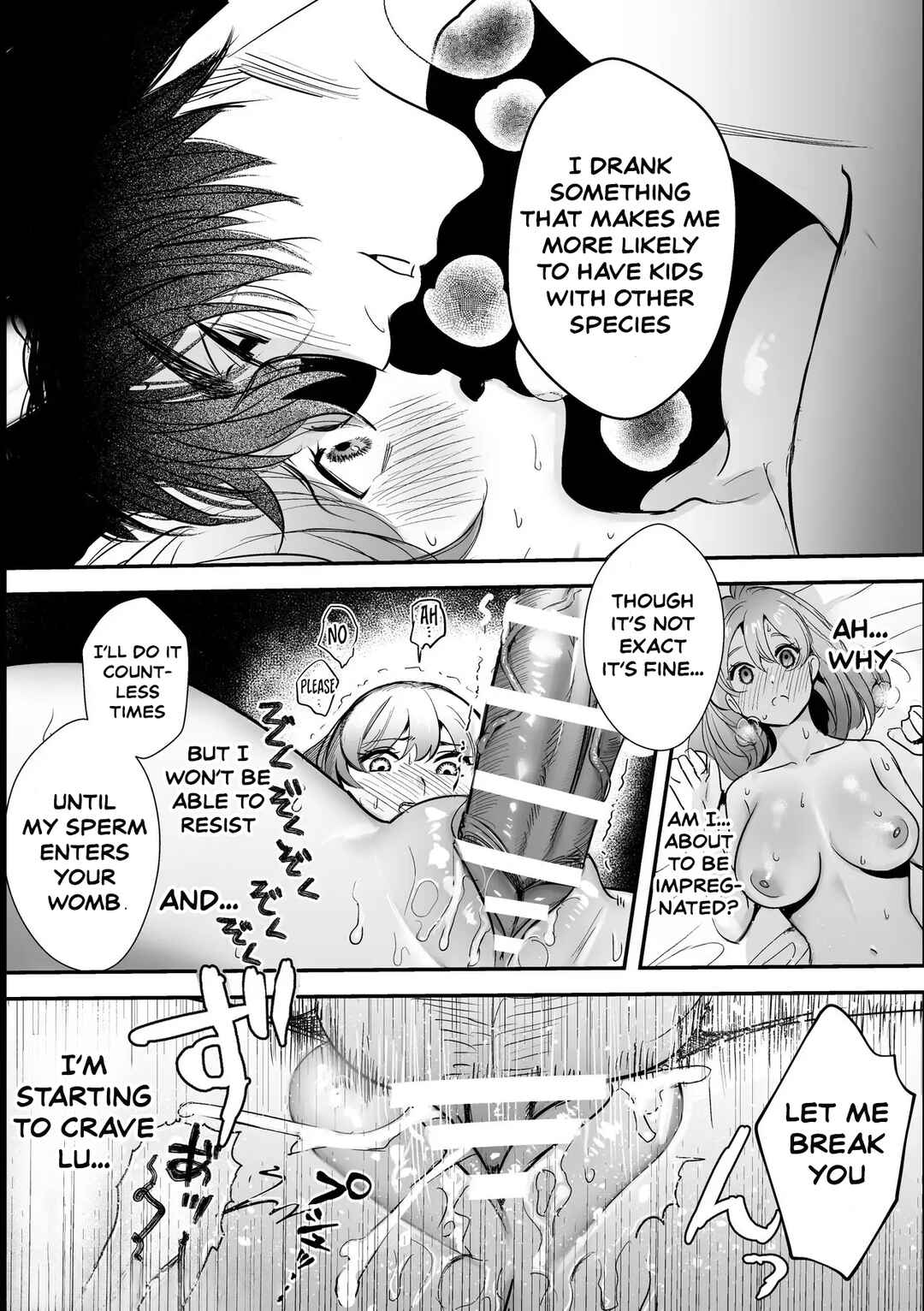 Page 37 Chapter Unknown_6552 Ookami-kun no Shuuchaku Ai Kara Nigerarenai! ~Osananajimi no Juujin to Hatsujou Koubi~