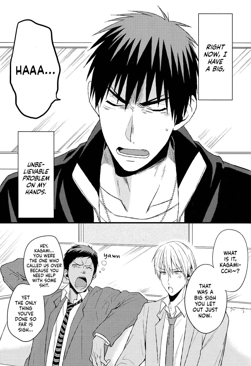 Page 3 Chapter Unknown_b5cd Kuroko no Basket - Kagami-kuns Lover (Doujinshi)