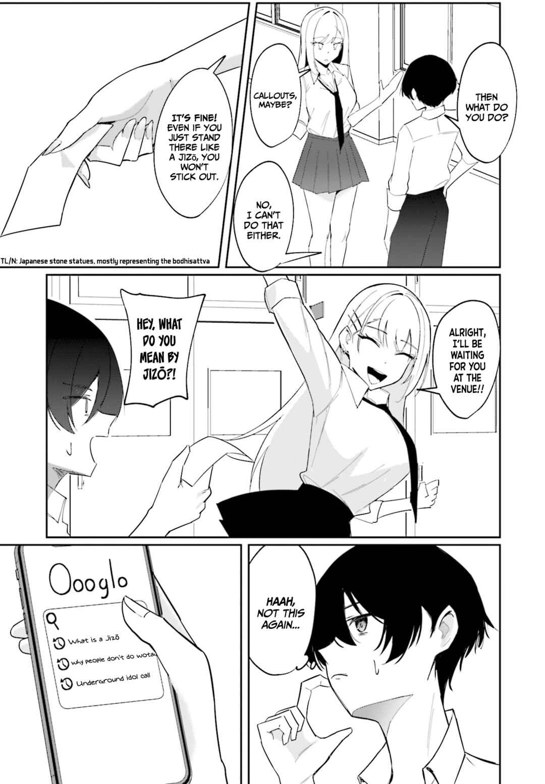 Page 4 Chapter 3 Chika Idol wo Kage de Sasaeru Ore