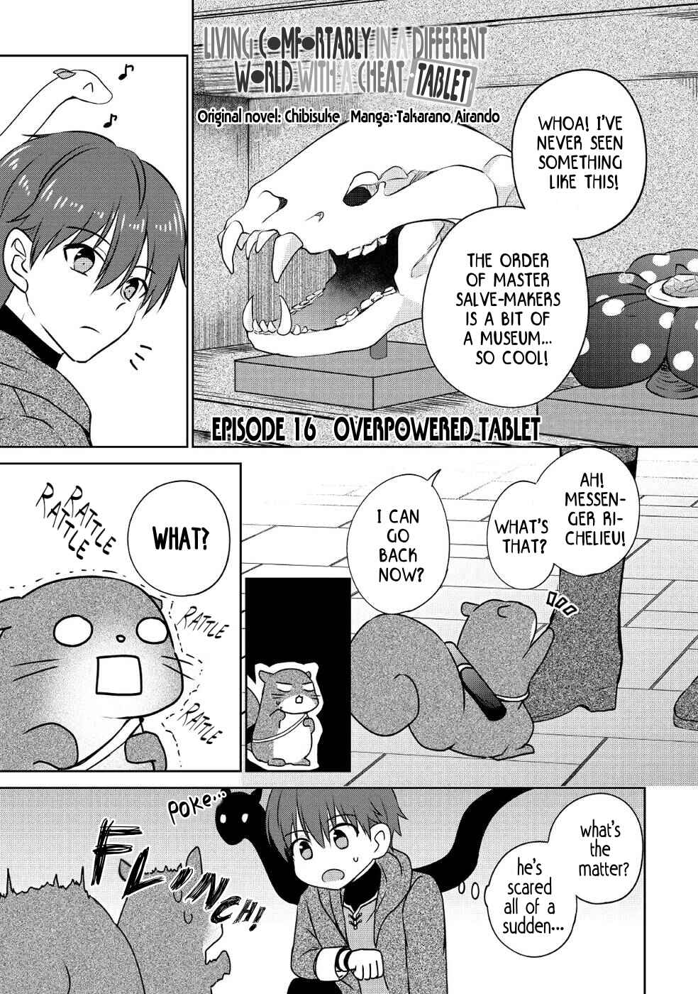 Page 1 Chapter 16 Cheat na Tablet wo Motte Kaiteki Isekai Seikatsu