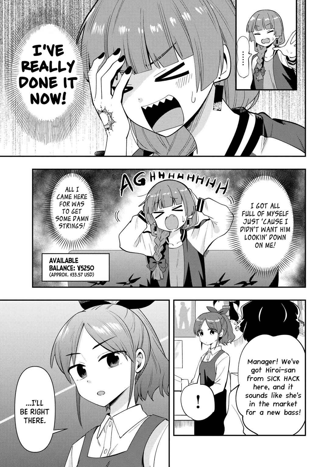 Page 9 Chapter 18 Bocchi the Rock! Gaiden - Hiroi Kikuri no Fukazake Nikki
