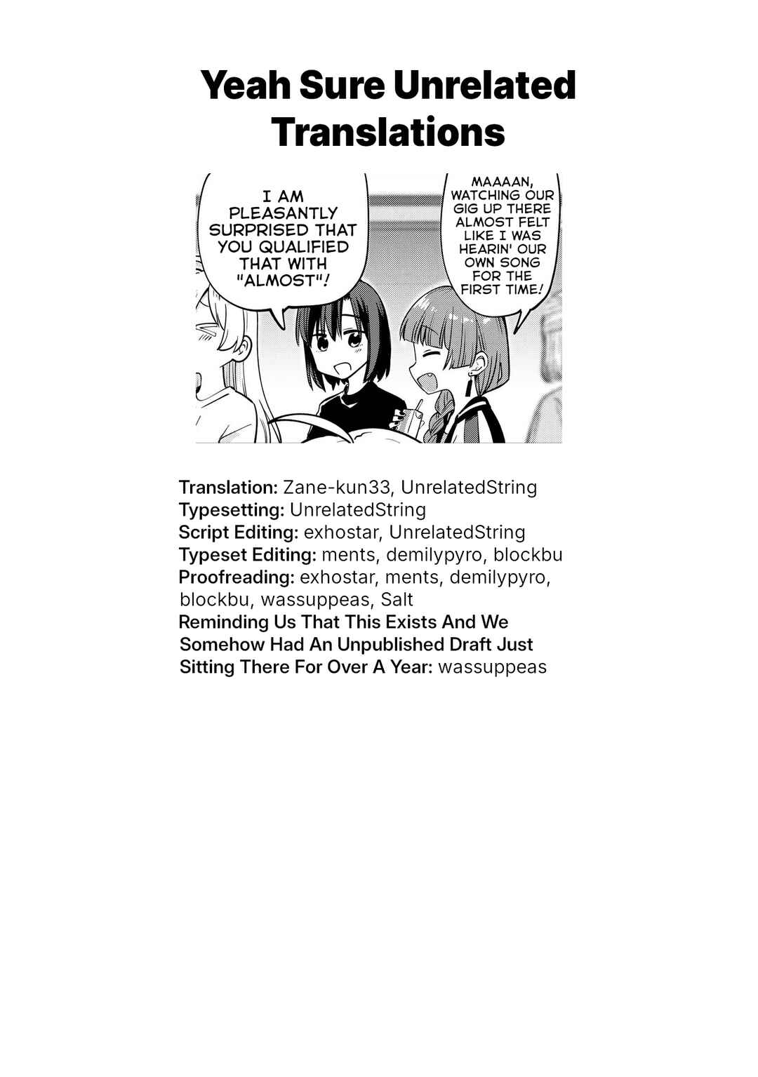 Page 2 Chapter 27.9 Bocchi the Rock! Gaiden - Hiroi Kikuri no Fukazake Nikki