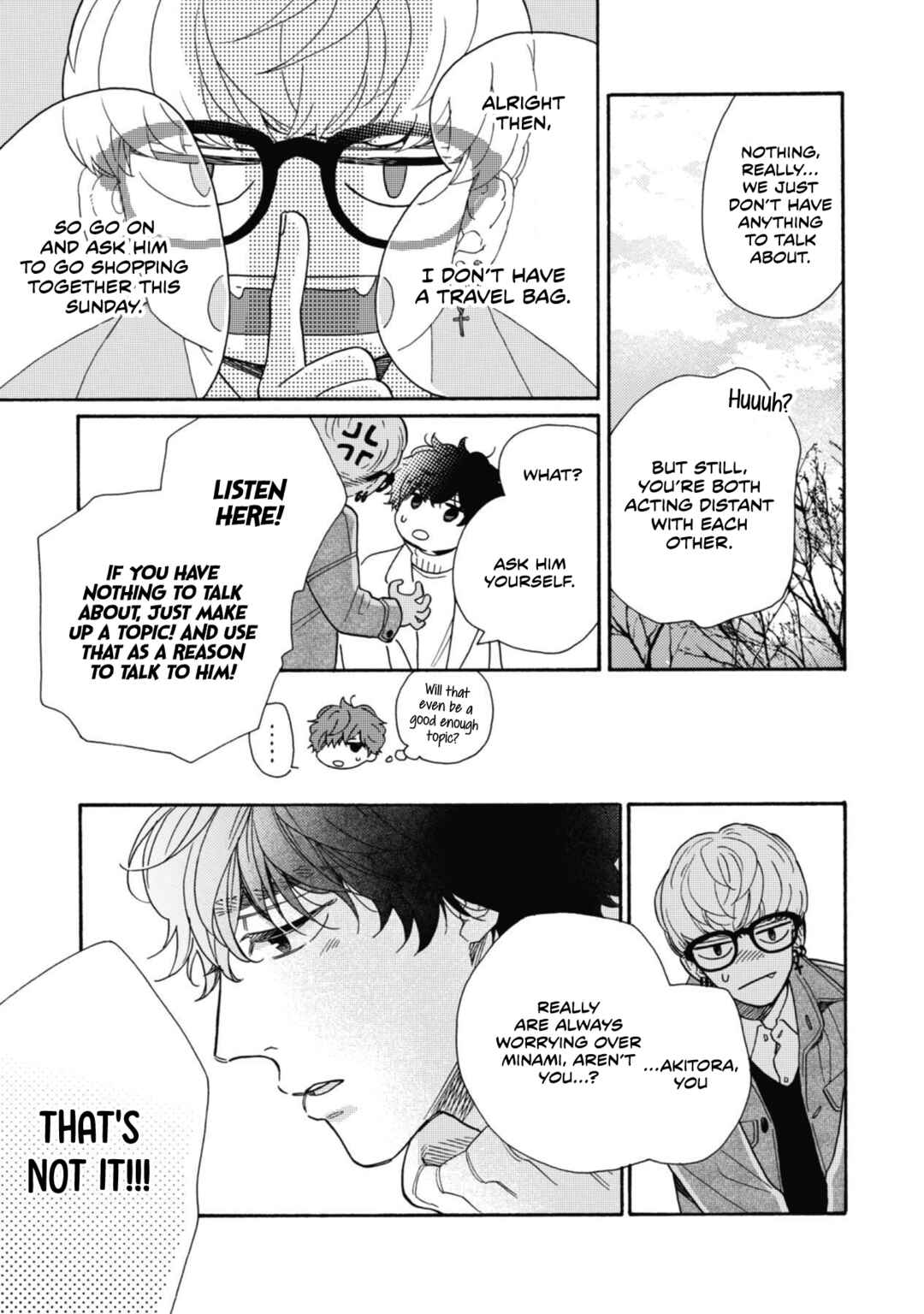 Page 8 Chapter 4 Minami-kun wa Sono Koe ni Jirasaretai