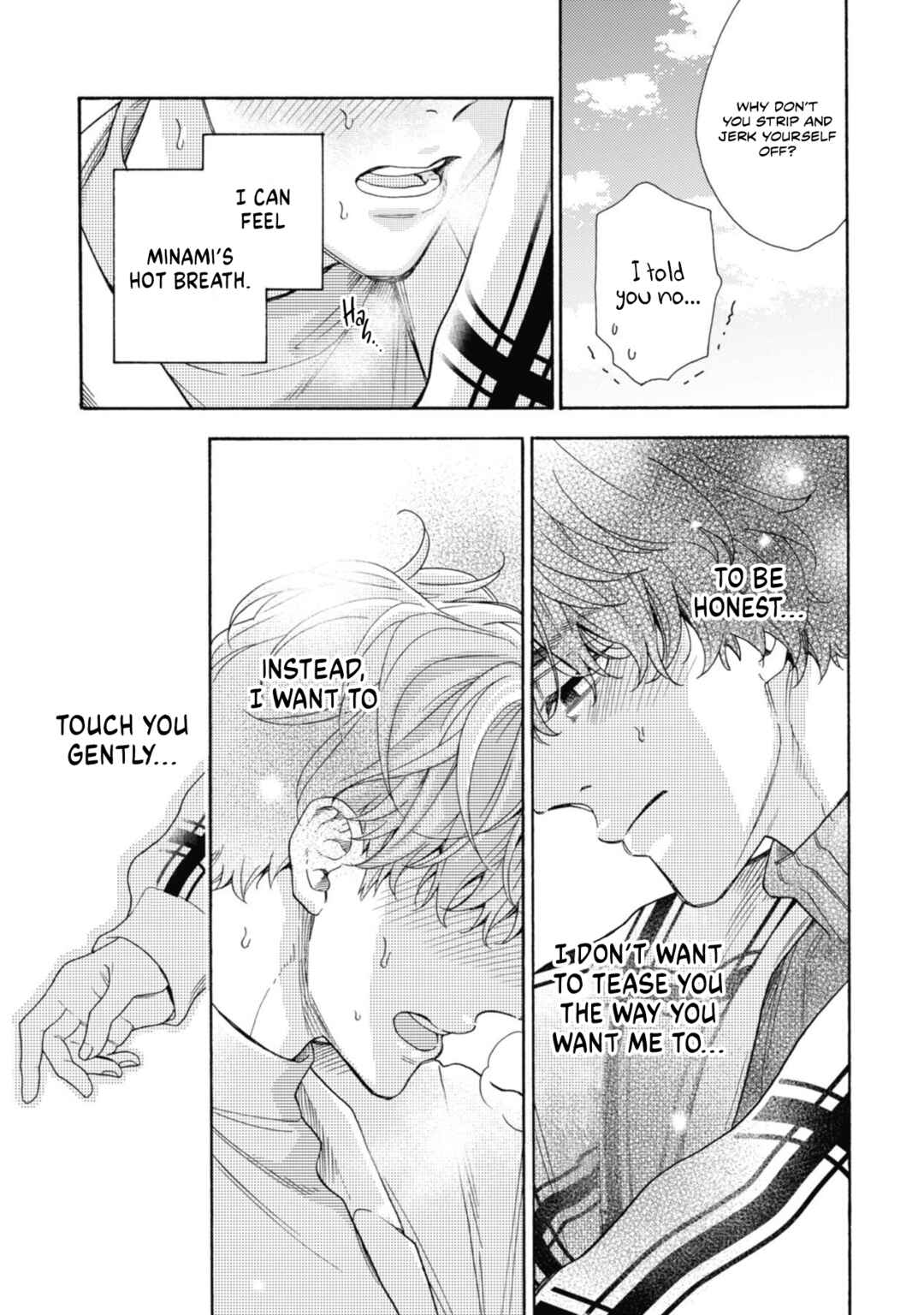 Page 12 Chapter 3 Minami-kun wa Sono Koe ni Jirasaretai