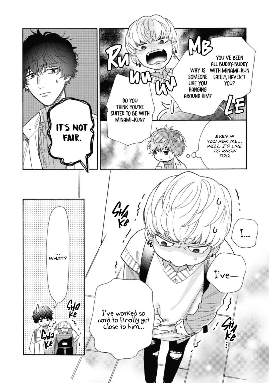 Page 19 Chapter 3 Minami-kun wa Sono Koe ni Jirasaretai