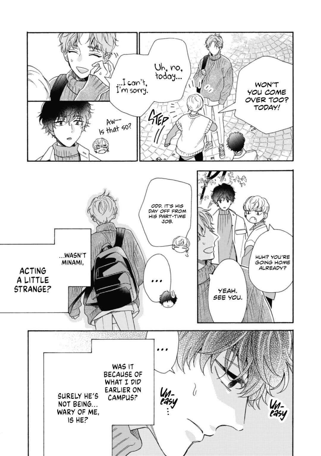 Page 24 Chapter 3 Minami-kun wa Sono Koe ni Jirasaretai