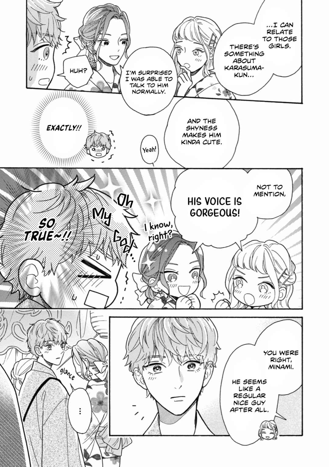 Page 16 Chapter 9 Minami-kun wa Sono Koe ni Jirasaretai