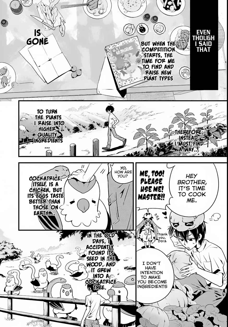 Page 9 Chapter 4 Isekai desu ga Mamono Saibai shiteimasu.
