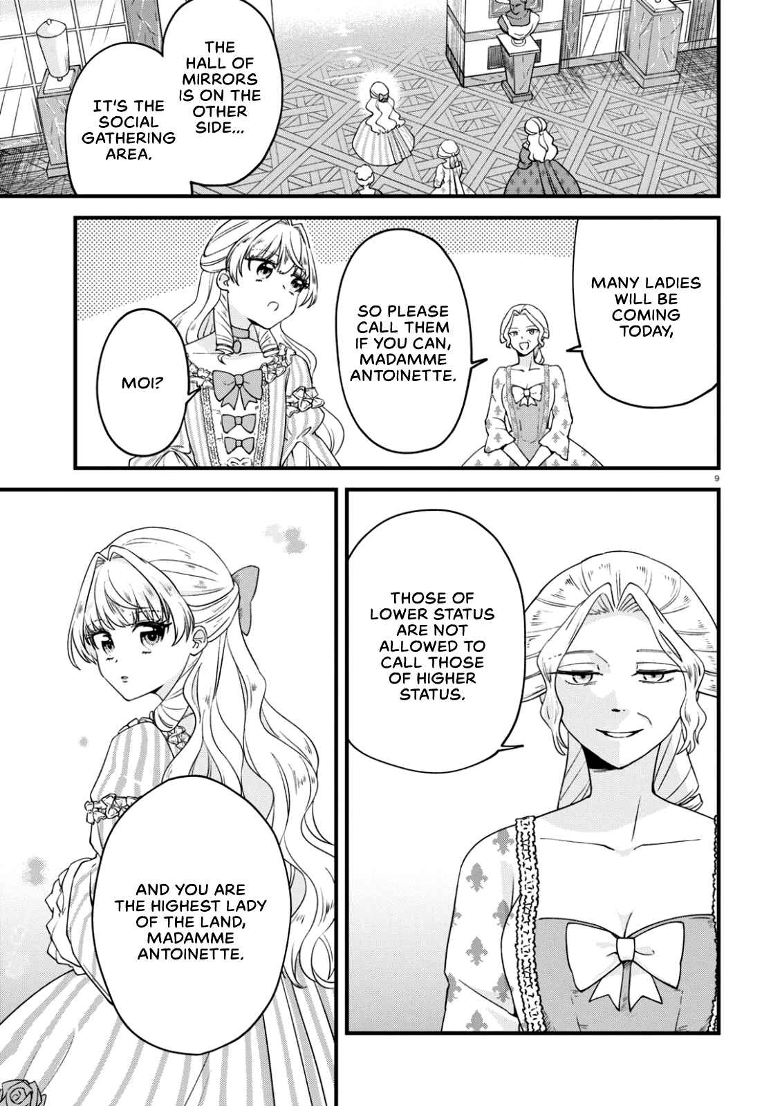 Page 9 Chapter 3 Akuyaku Reijou ni Tensei Shita Hazu ga Marie Antoinette deshita