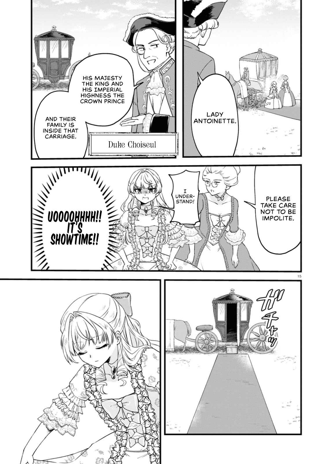 Page 15 Chapter 2 Akuyaku Reijou ni Tensei Shita Hazu ga Marie Antoinette deshita