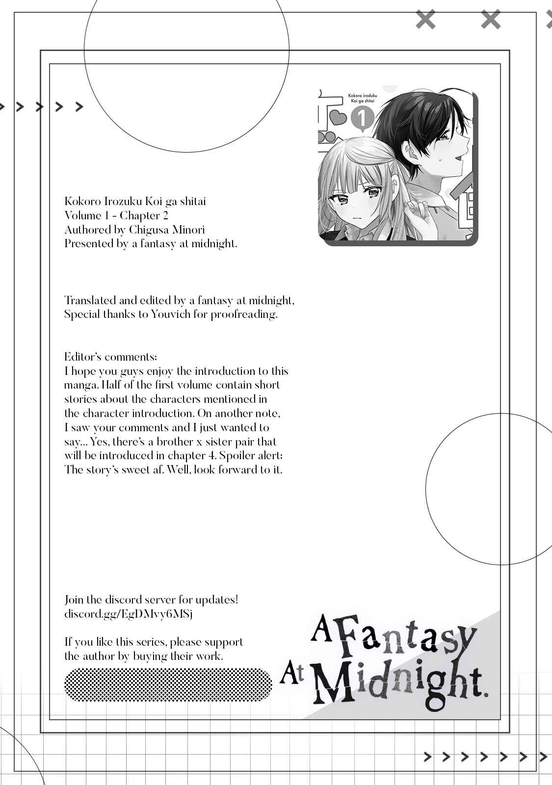 Page 11 Chapter 2 Kokoro Irozuku Koi ga shitai