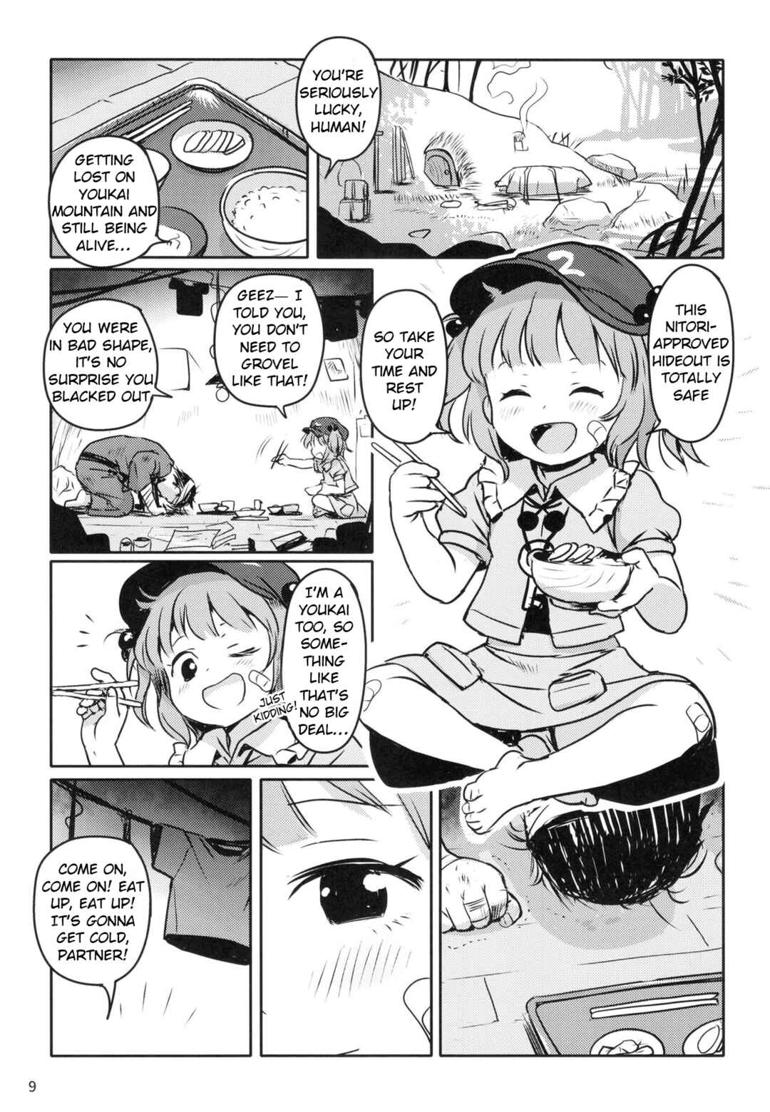 Page 8 Chapter Unknown_95aa Touhou Project - Zuttomo da yo! Nitori-chan! (Doujinshi)