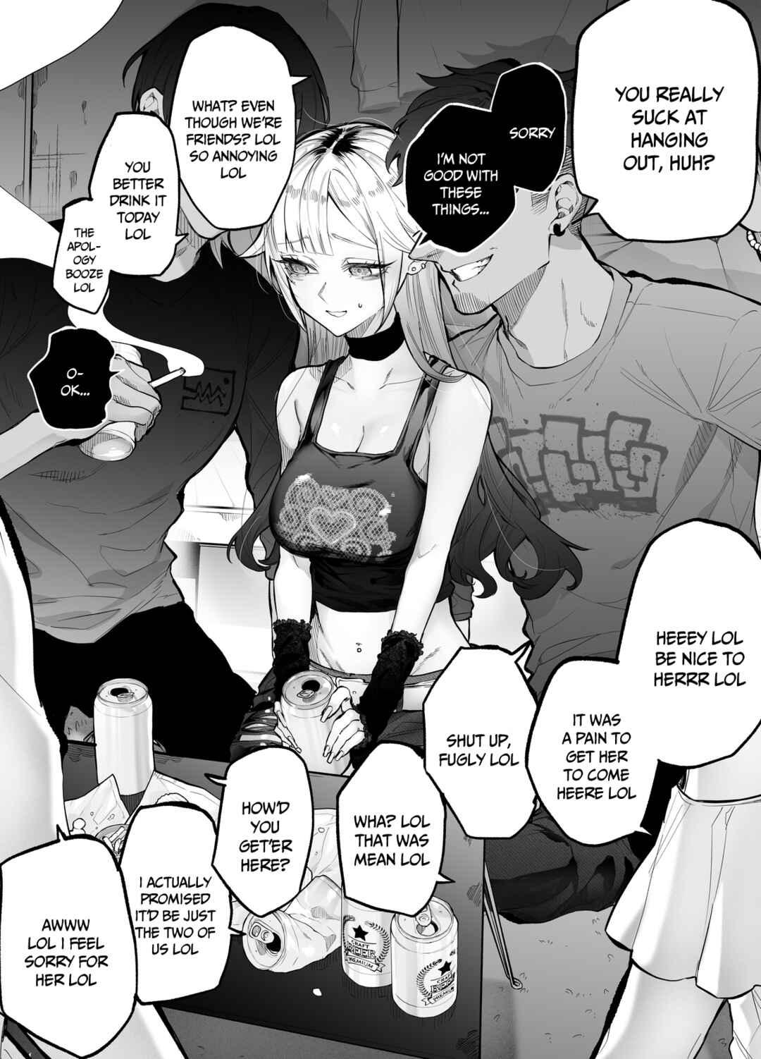 Page 1 Chapter 2.5 Namaiki na Gyaru Ane o Ore no Houhou de Wakaraseru Koto ni Shita Hi (Fanbox 18+ Content)