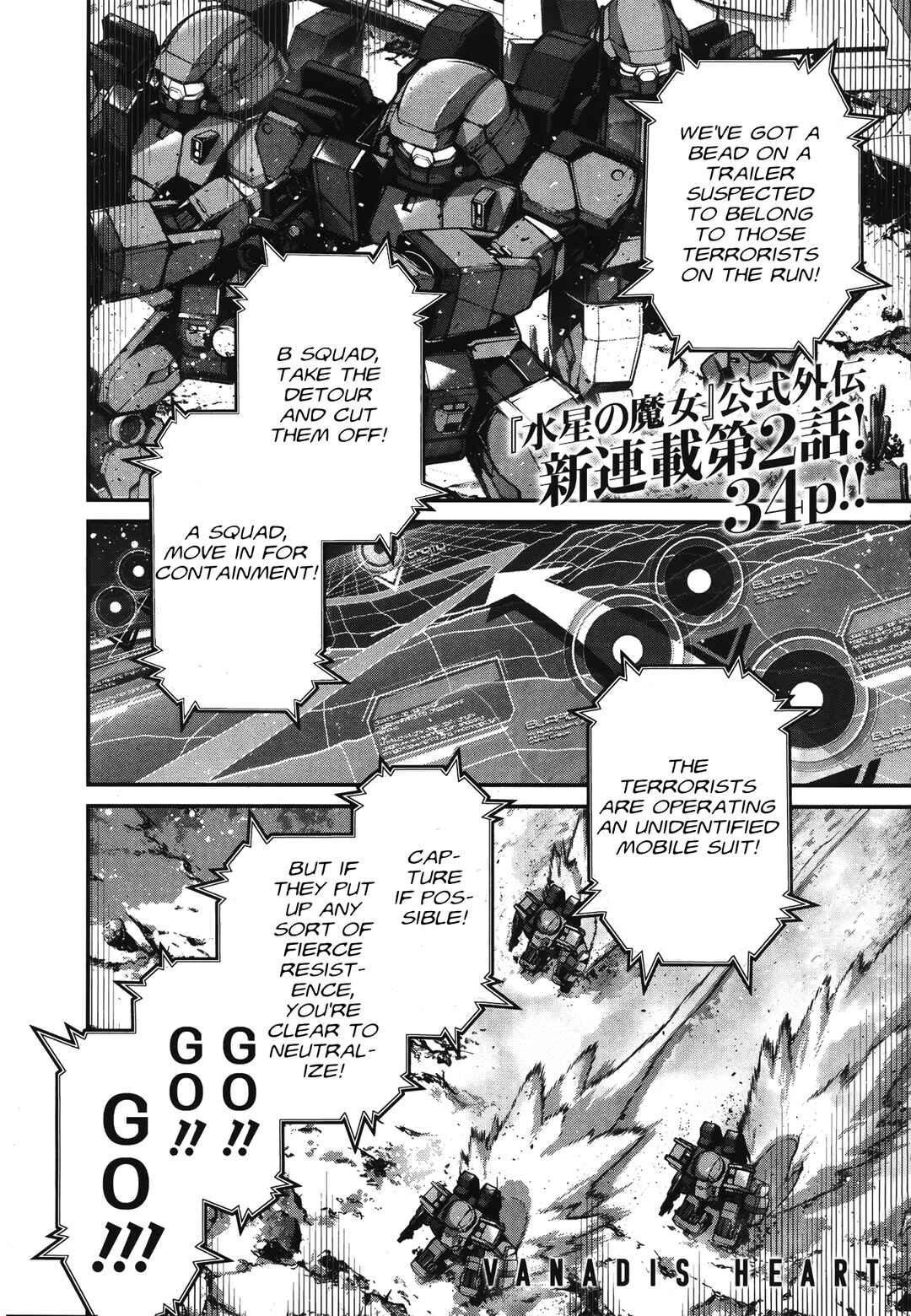 Page 1 Chapter 2 Mobile Suit Gundam: The Witch from Mercury - Vanadis Heart
