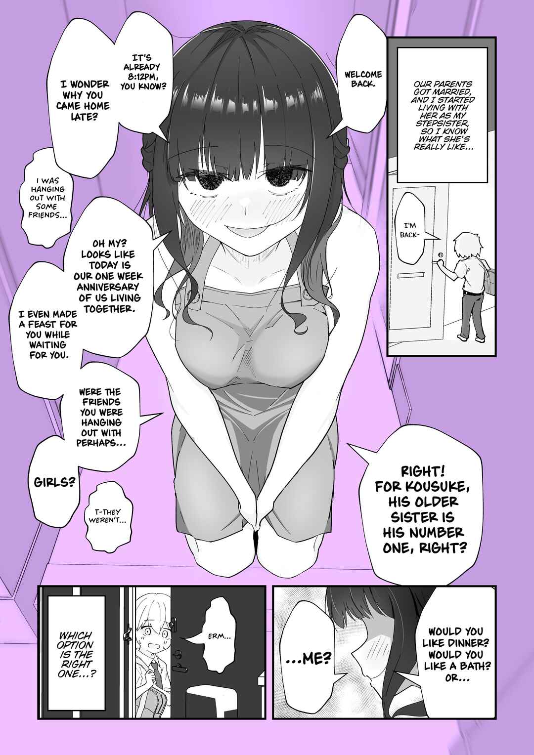 Page 2 Chapter 3 Sotozura wa Saikou na no ni, Ie de wa Honsei Mukidashi no Gimai