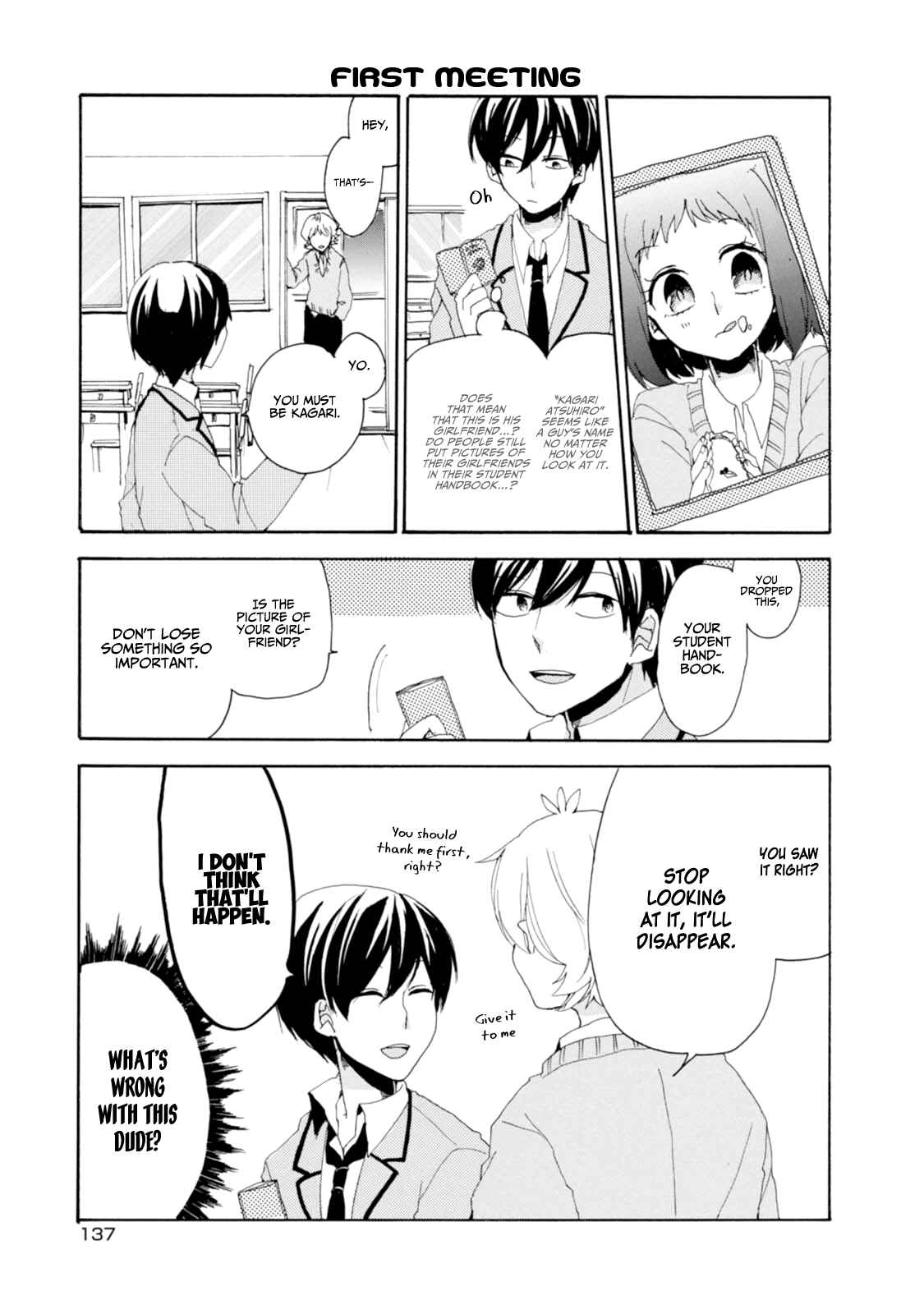 Page 12 Chapter 9.5 Akkun to Kanojo