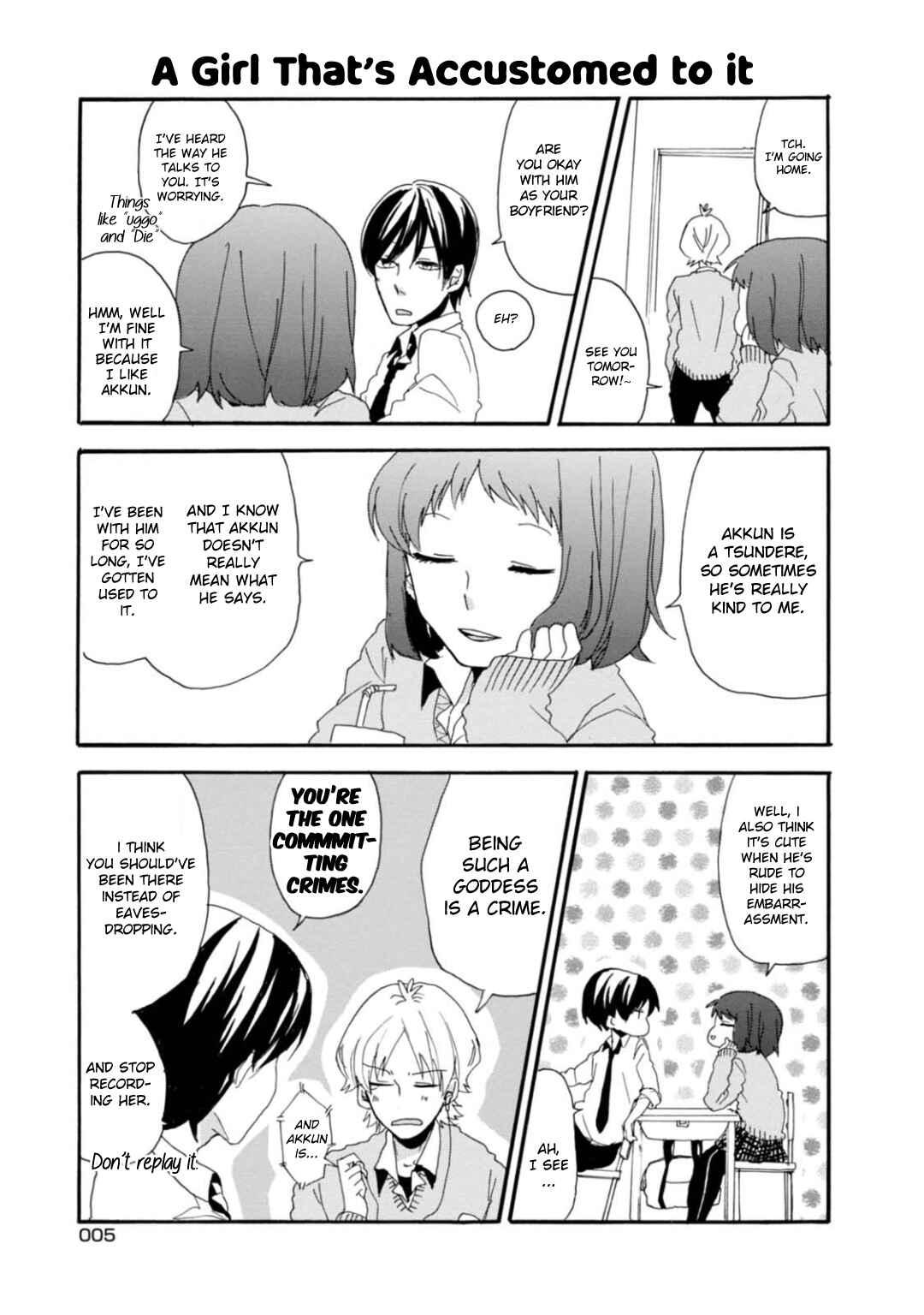 Page 6 Chapter 1 Akkun to Kanojo