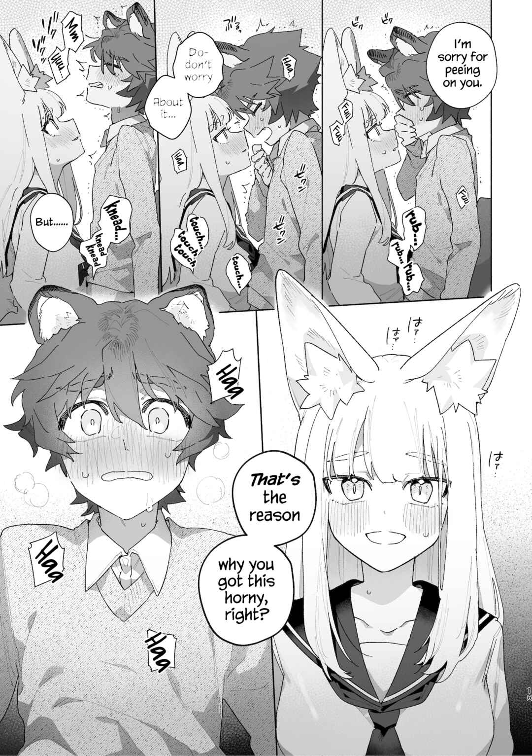 Page 19 Chapter Unknown_c68a Otoko ga Uke - Kitsune-chan X Tanuki-kun