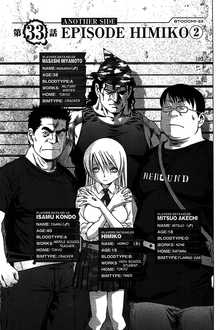 Page 1 Chapter 33 BTOOOM!
