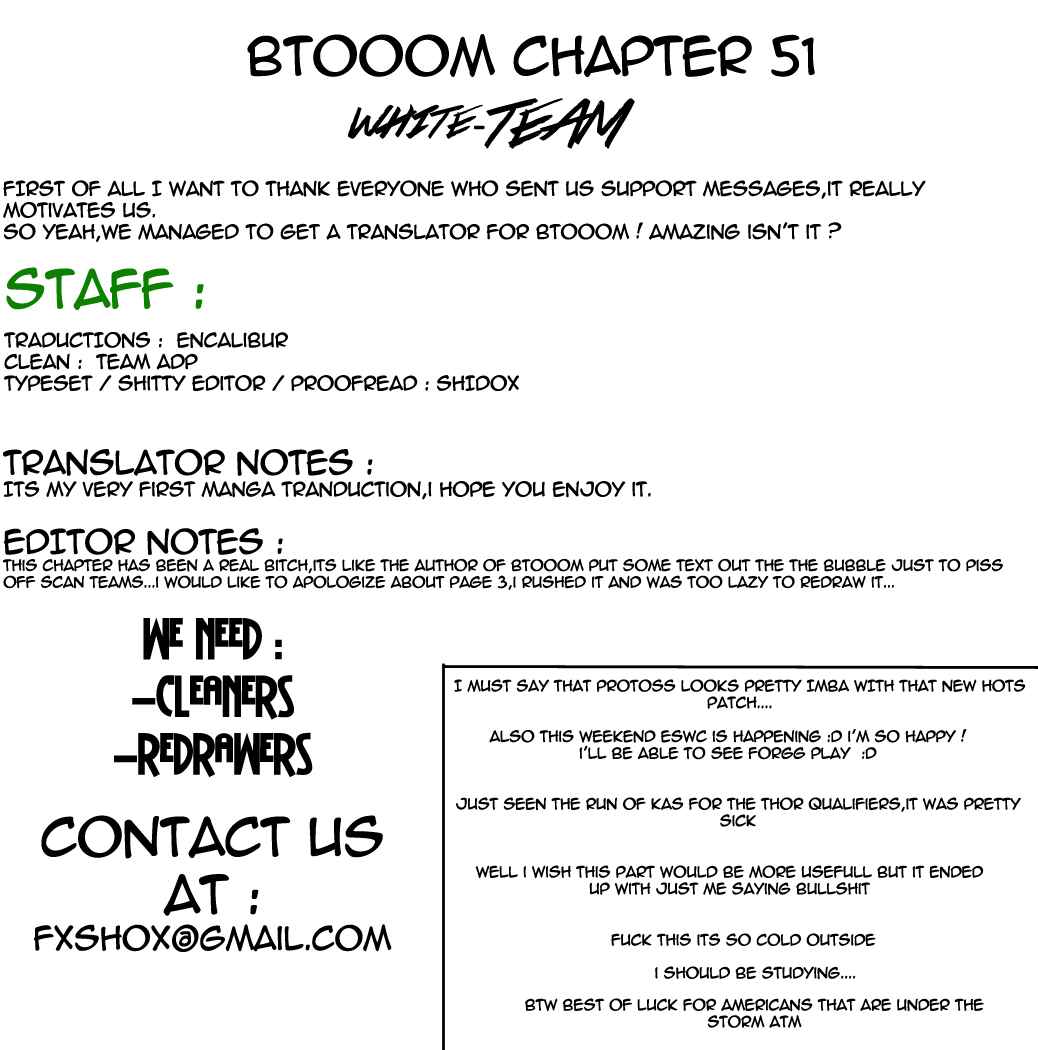 Page 1 Chapter 51 BTOOOM!