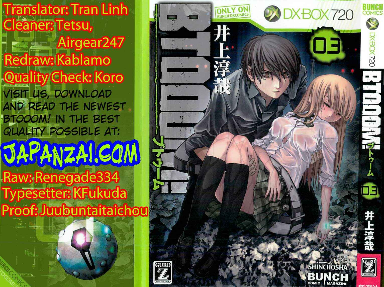 Page 1 Chapter 21 BTOOOM!