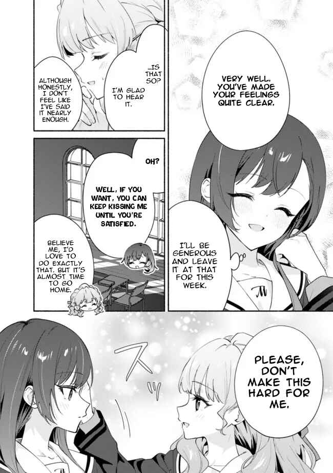 Page 12 Chapter 6 Makemasen kara to Iiharu Kao no Ii Onnanoko wo, Zenryoku de Kuppuku Saseru Yuri no Ohanashi
