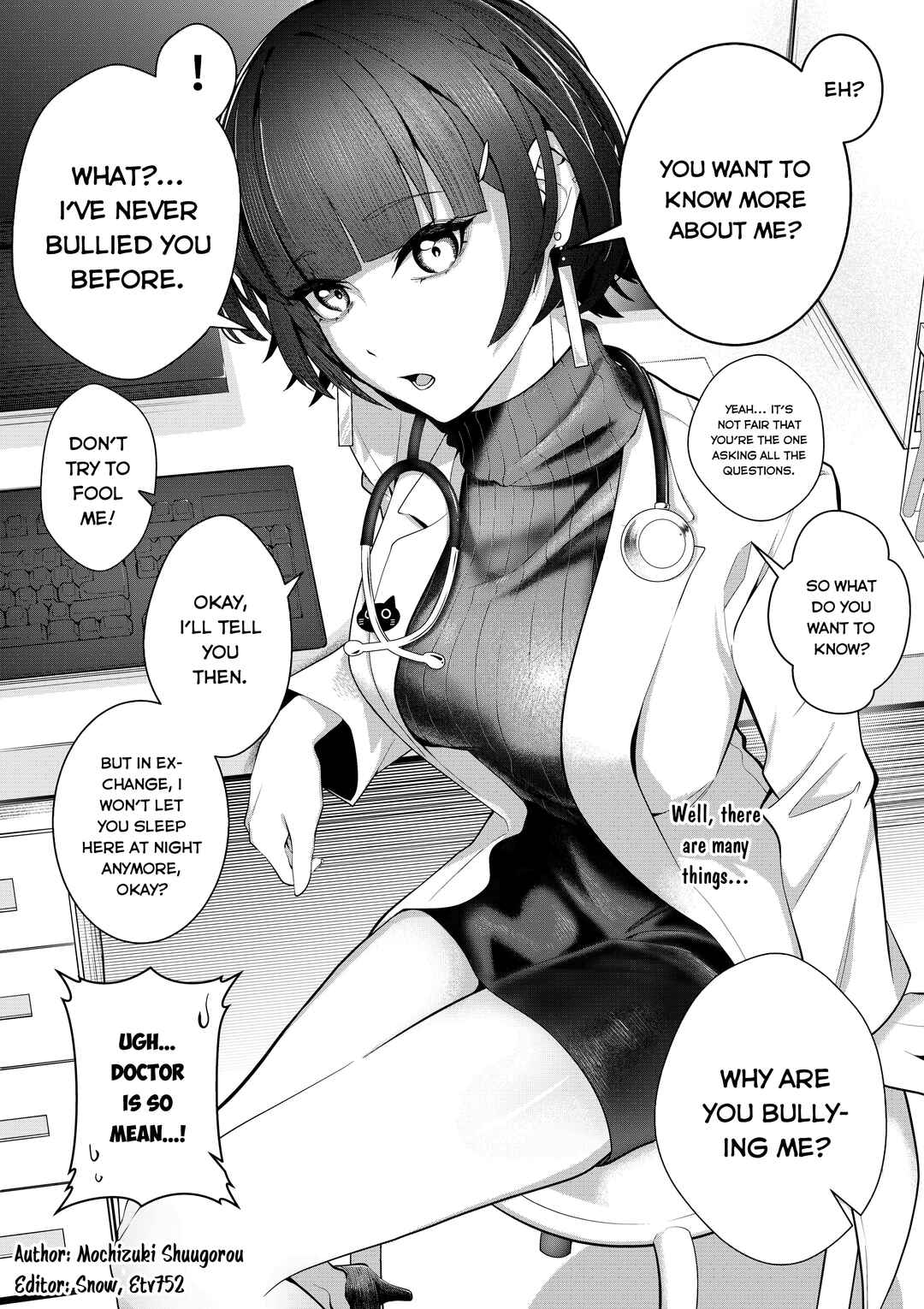 Page 1 Chapter 10 After Getting Injured, This Female Doctor Cared for Me Strangely