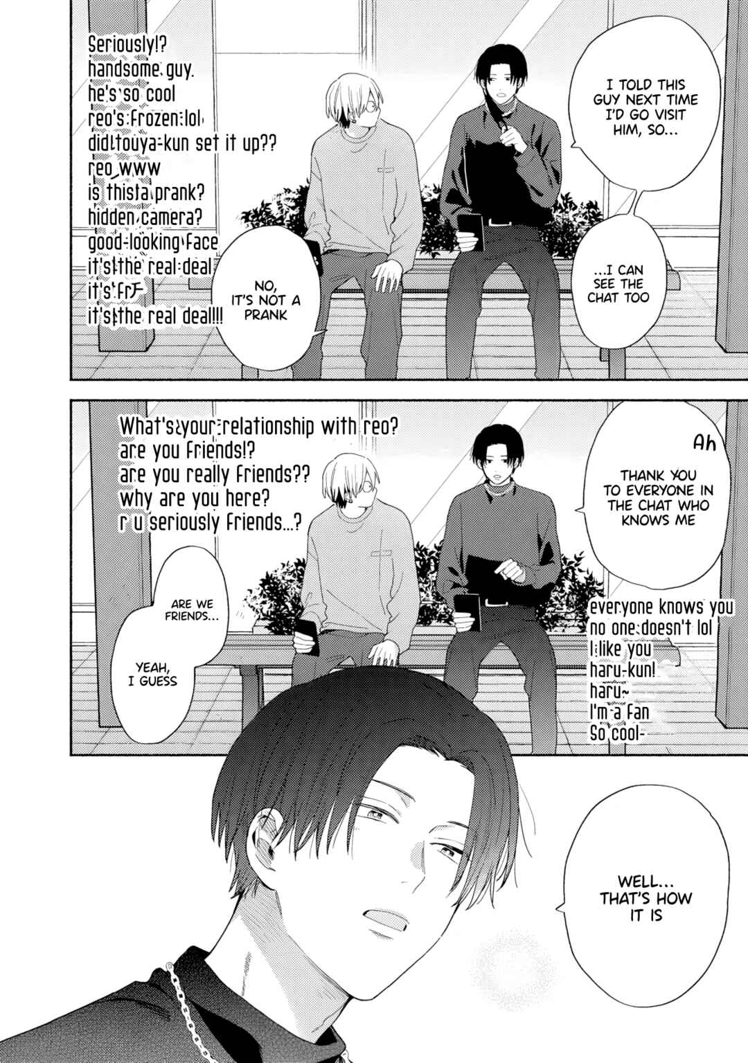 Page 12 Chapter 5 [Kamikai] Ikemen Haishinsha ni Ria Totsu Shitemita