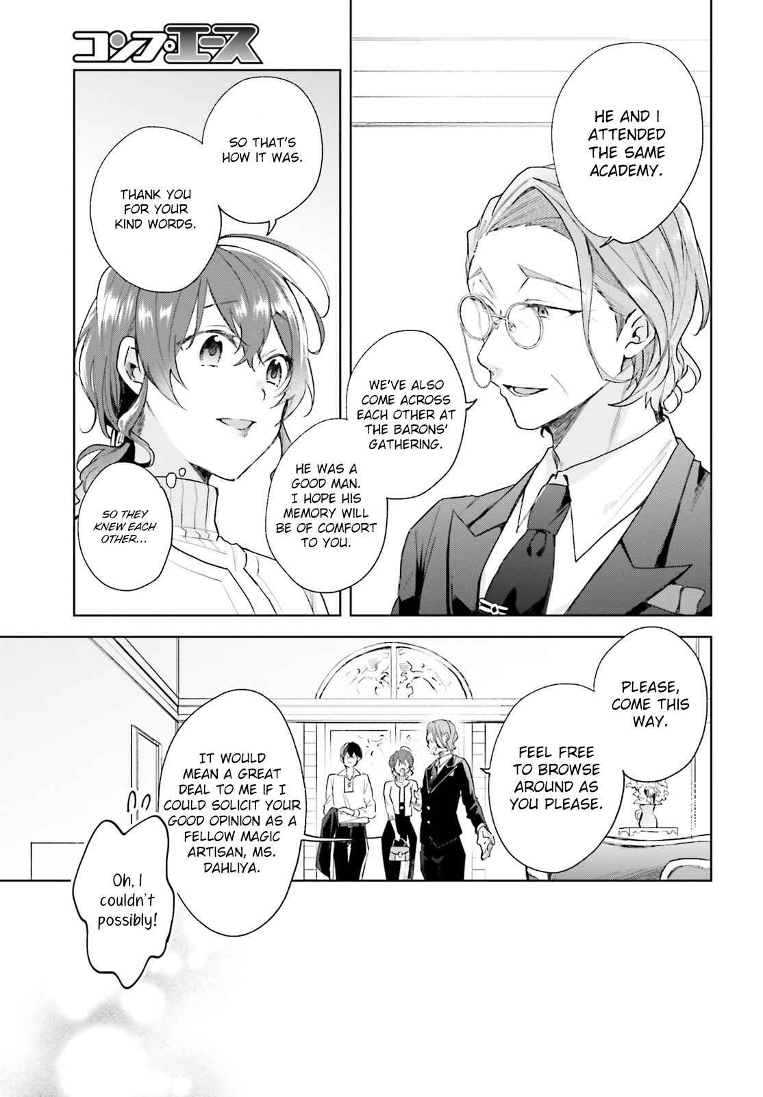 Page 3 Chapter 8 Madougushi Dahliya wa Utsumukanai: Kyou Kara Jiyuu na Shokunin Life
