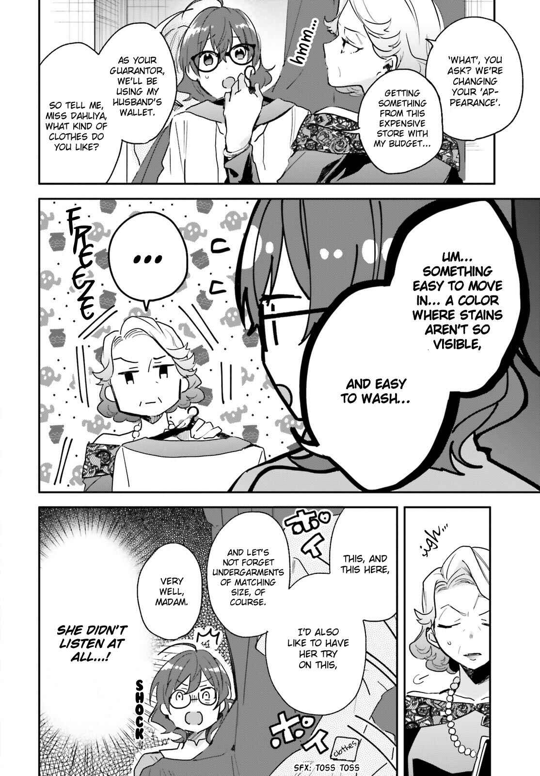 Page 17 Chapter 4 Madougushi Dahliya wa Utsumukanai: Kyou Kara Jiyuu na Shokunin Life